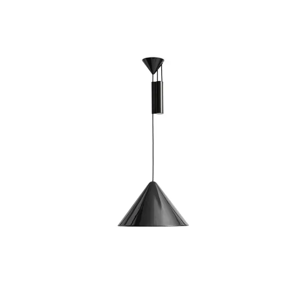 Compass Pendant Adjustable Ø43 Soft Black