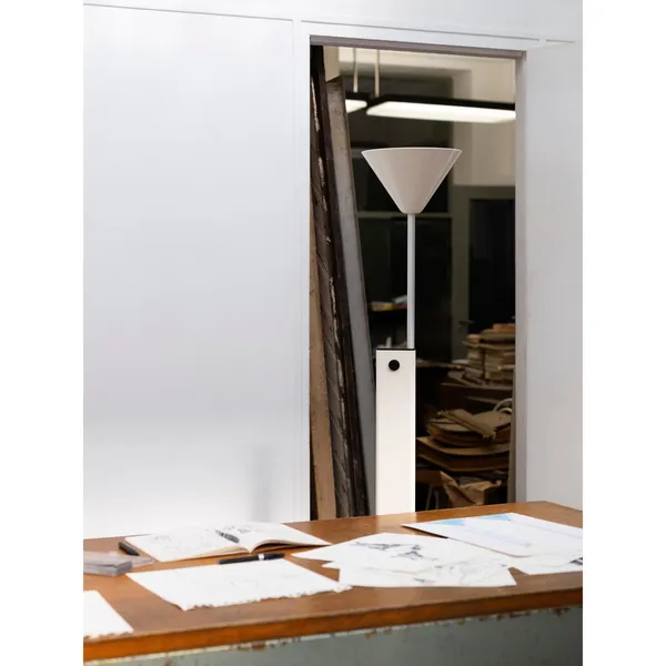Twist Floor Lamp Cream White