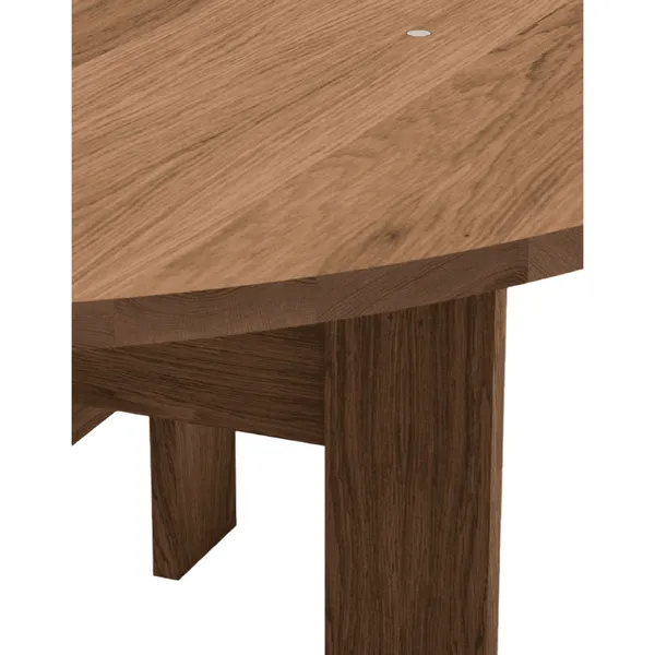 Mio Dining Table Ø160 Solid Stained Oak