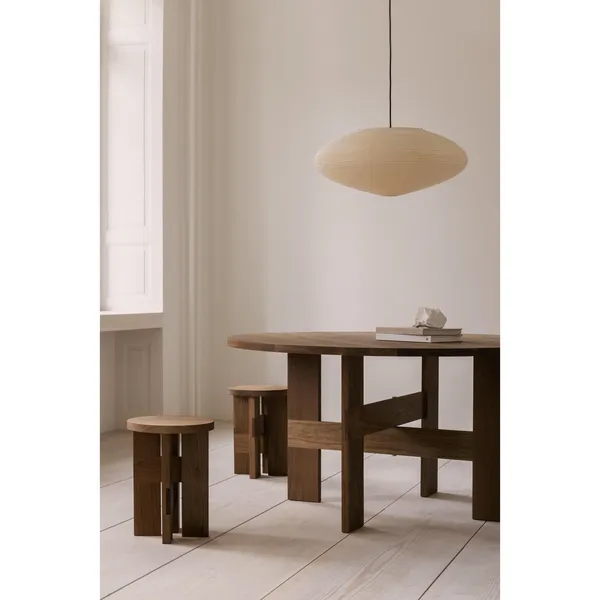 Mio Dining Table Ø160 Solid Stained Oak