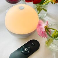 Alba Tragbare Lampe, 2 Stück, Glänzend Weiß