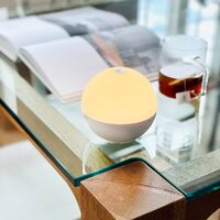 Alba Tragbare Lampe, 2 Stück, Glänzend Weiß