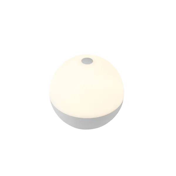 Alba Tragbare Lampe, 2 Stück, Glänzend Weiß