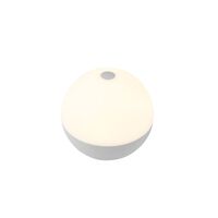 Alba Tragbare Lampe, 2 Stück, Glänzend Weiß