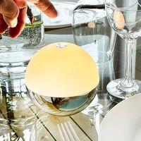 Alba Tragbare Lampe, 2 Stück, Chrom