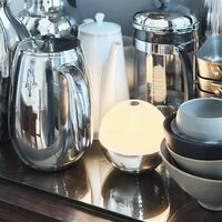 Alba Tragbare Lampe, 2 Stück, Chrom