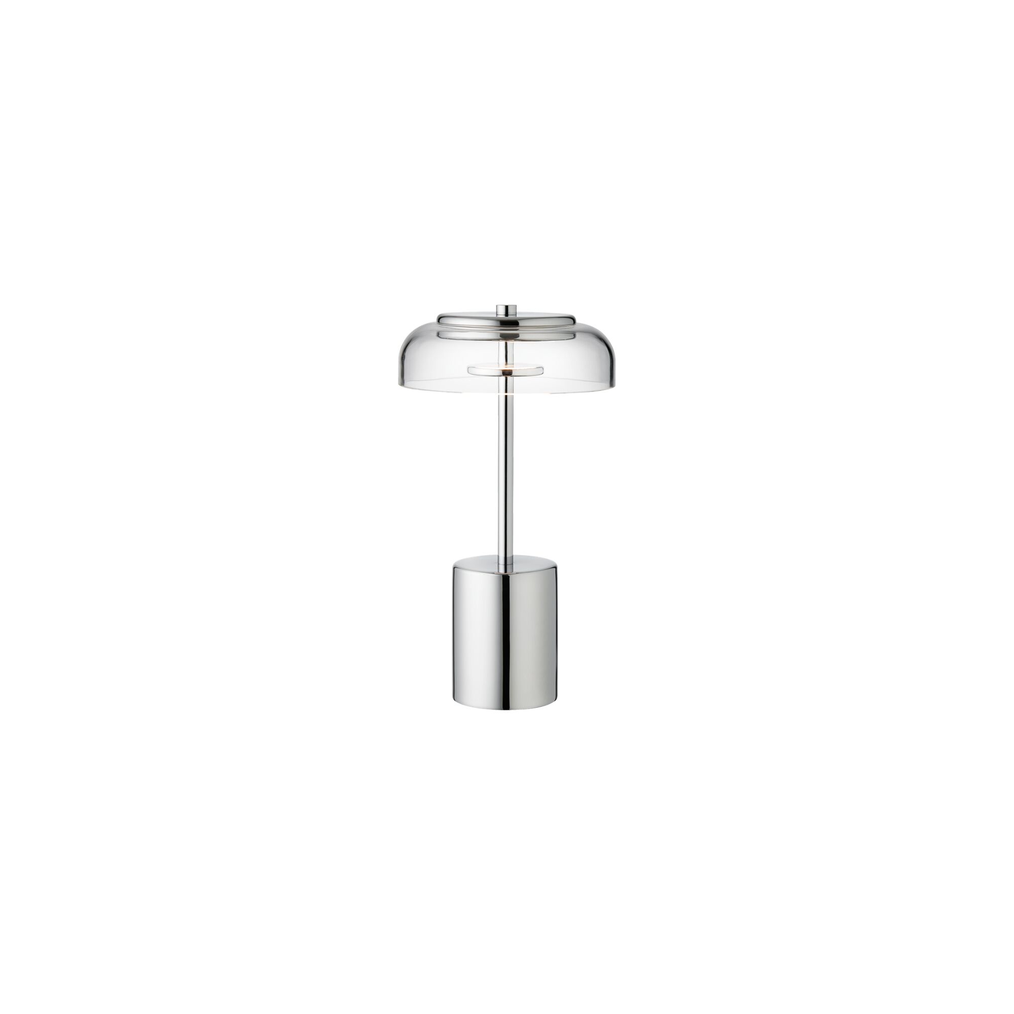 Lampe Portable Blossi Mini Chrome/ Transparent