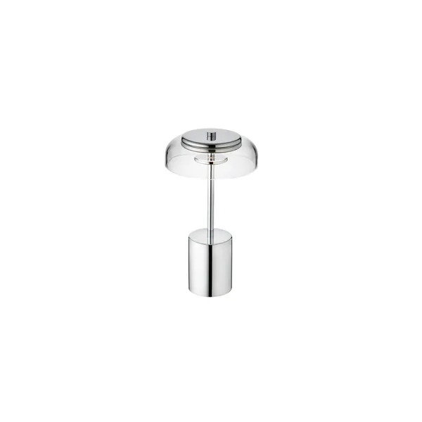 Blossi Portable Lamp Mini Chrome/ Clear