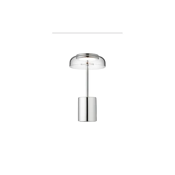 Blossi Portable Lamp Mini Chrome/ Clear