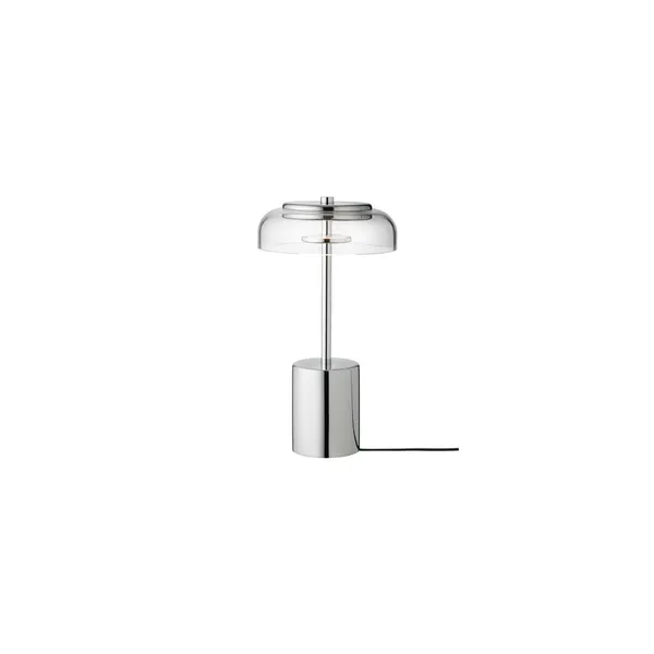 Blossi Portable Lamp Mini Chrome/ Clear
