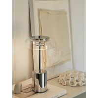 Blossi Portable Lamp Mini Chrome/ Clear