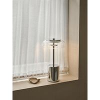 Blossi Portable Lamp Mini Chrome/ Clear
