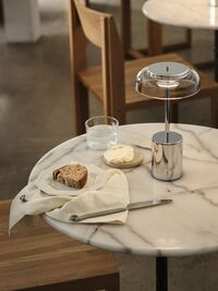Blossi Mini-Taschenlampe, Chrom/ Klar