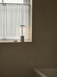 Blossi Mini-Taschenlampe, Chrom/ Klar