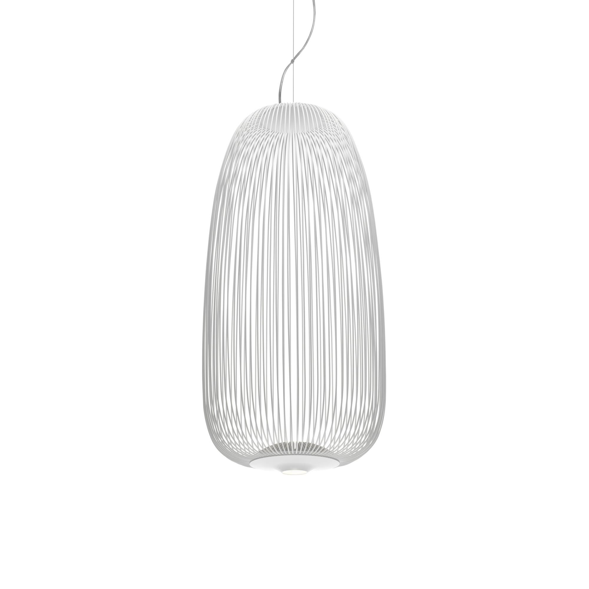 Spokes 1 Pendel med LED Hvid