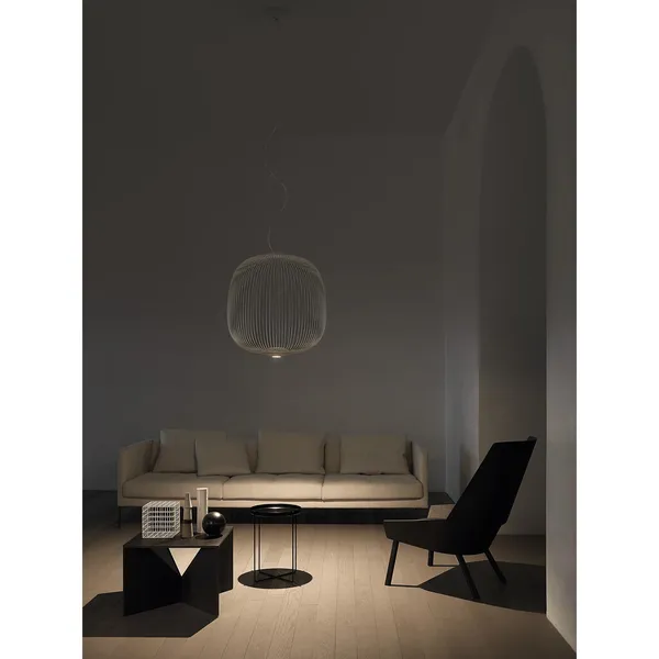 Spokes 2 Pendelleuchte mit LED Schwarz