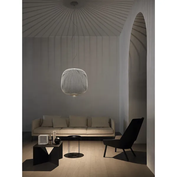 Spokes 2 Pendelleuchte mit LED Schwarz