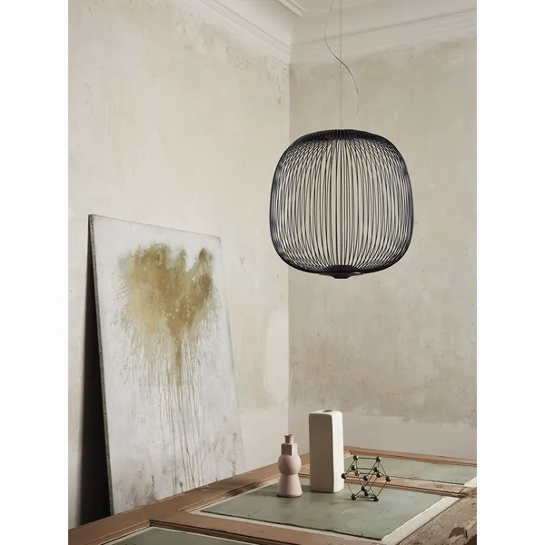 Spokes 2 Pendel med LED Guld