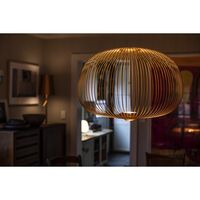 Spokes 3 Pendant with LED Copper