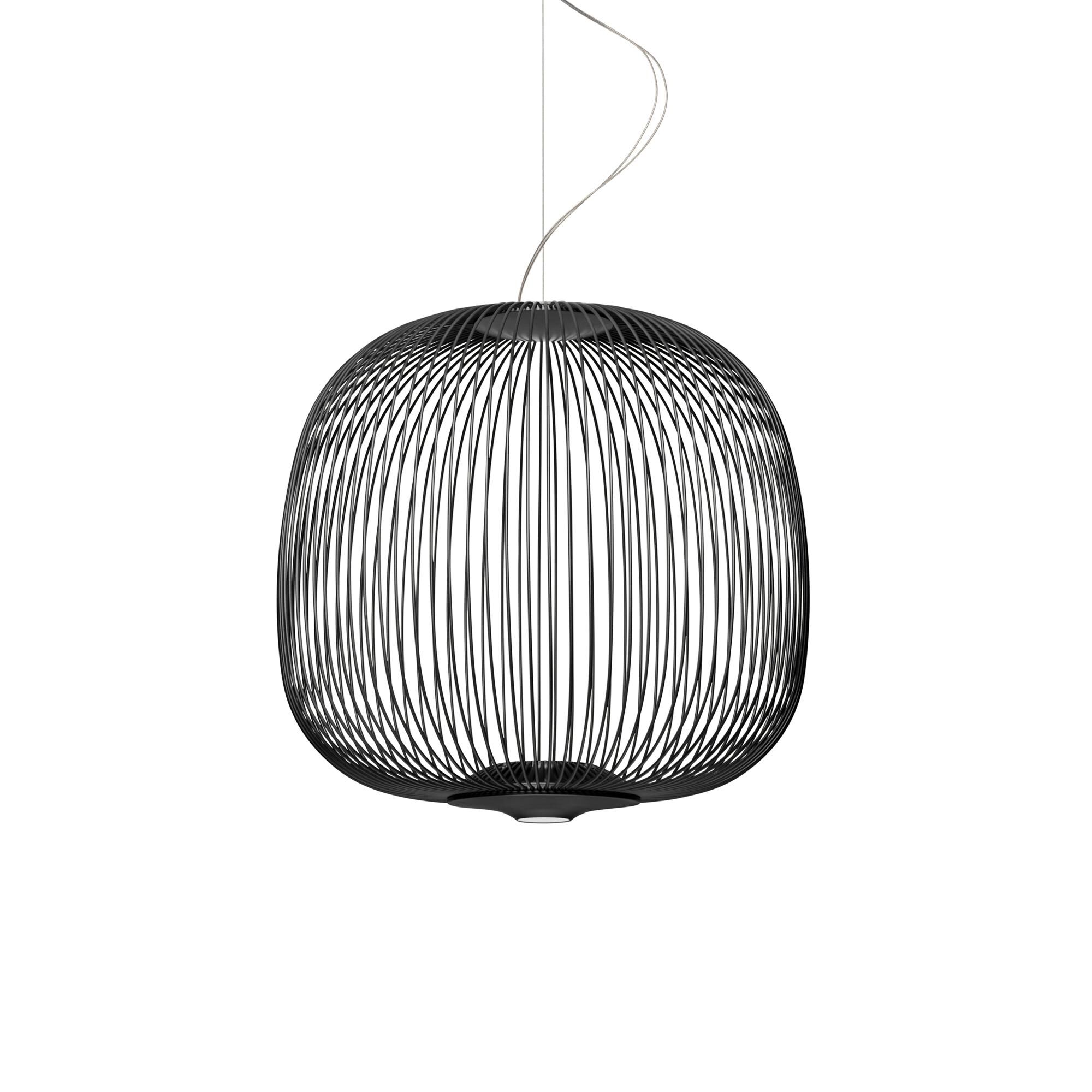 Spokes 2 Midi Pendel med LED Sort