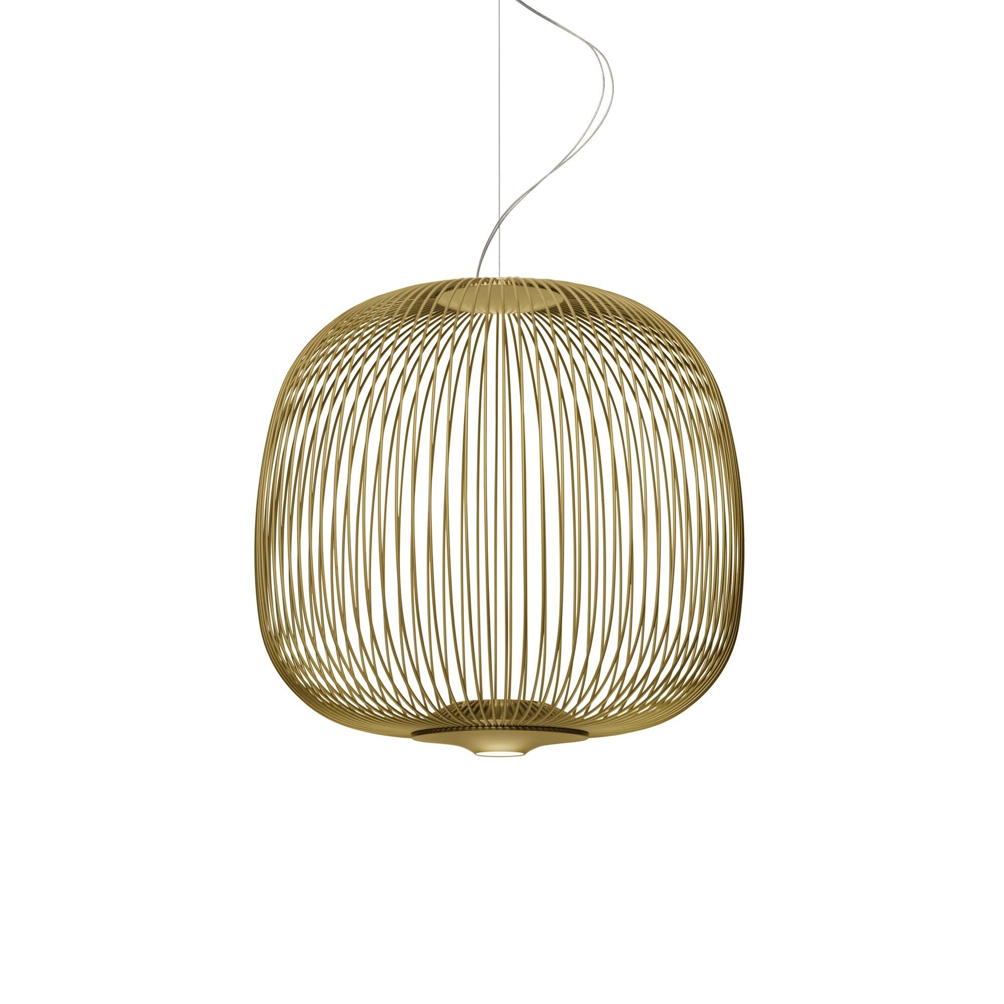 Spokes 2 Midi Taklampa med LED Guld