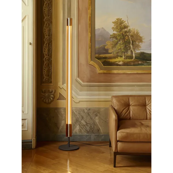 Seki-Han Stehlampe Braun