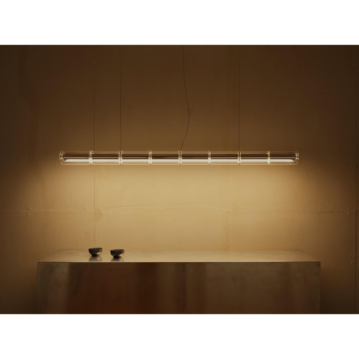 Luce Cilindrica S2 Pendel Transparent