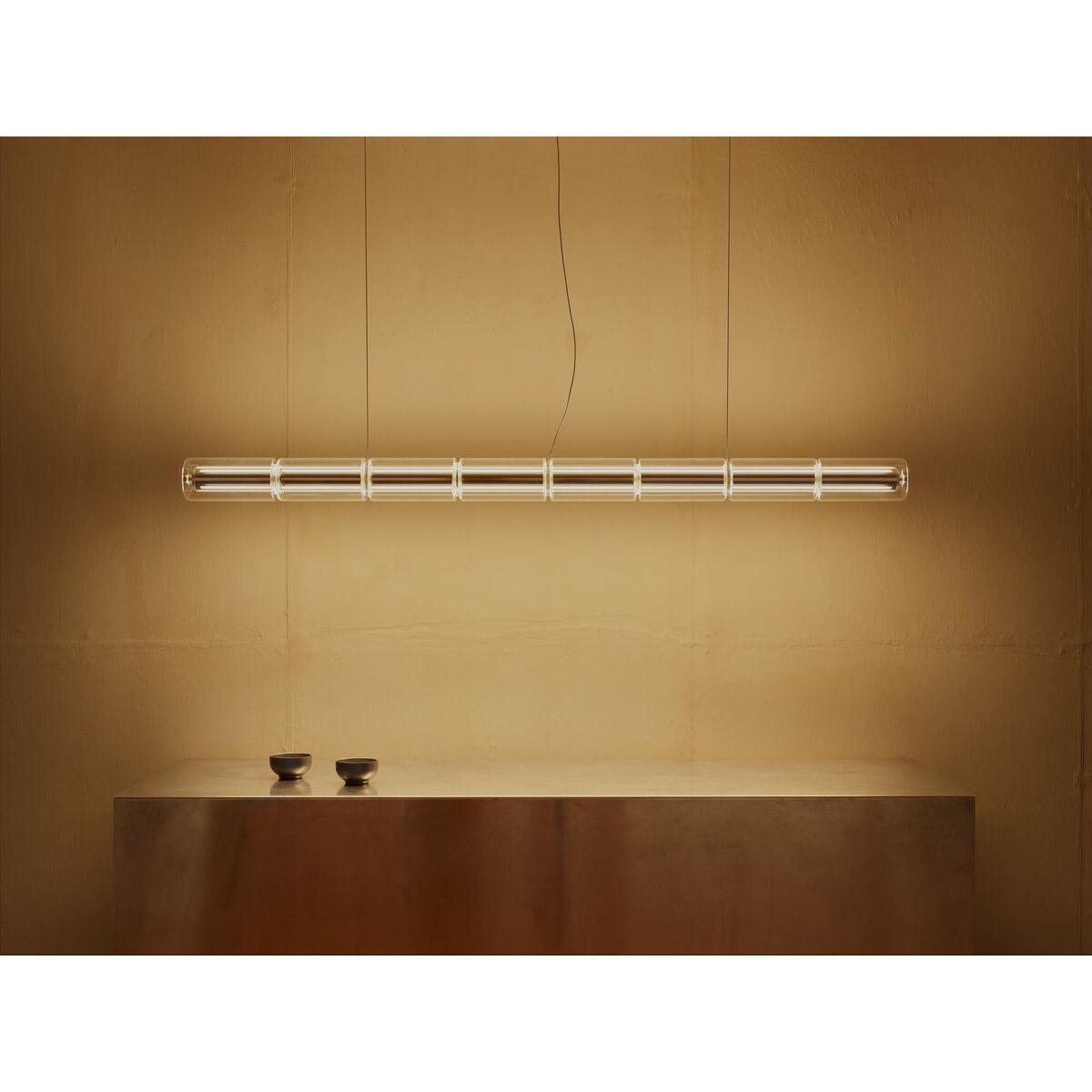 Luce Cilindrica S2 Pendel Transparent