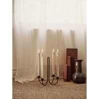 Drip Candle Set van 2 Donkere Chocolade