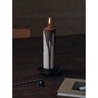 Drip Pillar Candle H2O Dunkle Schokolade
