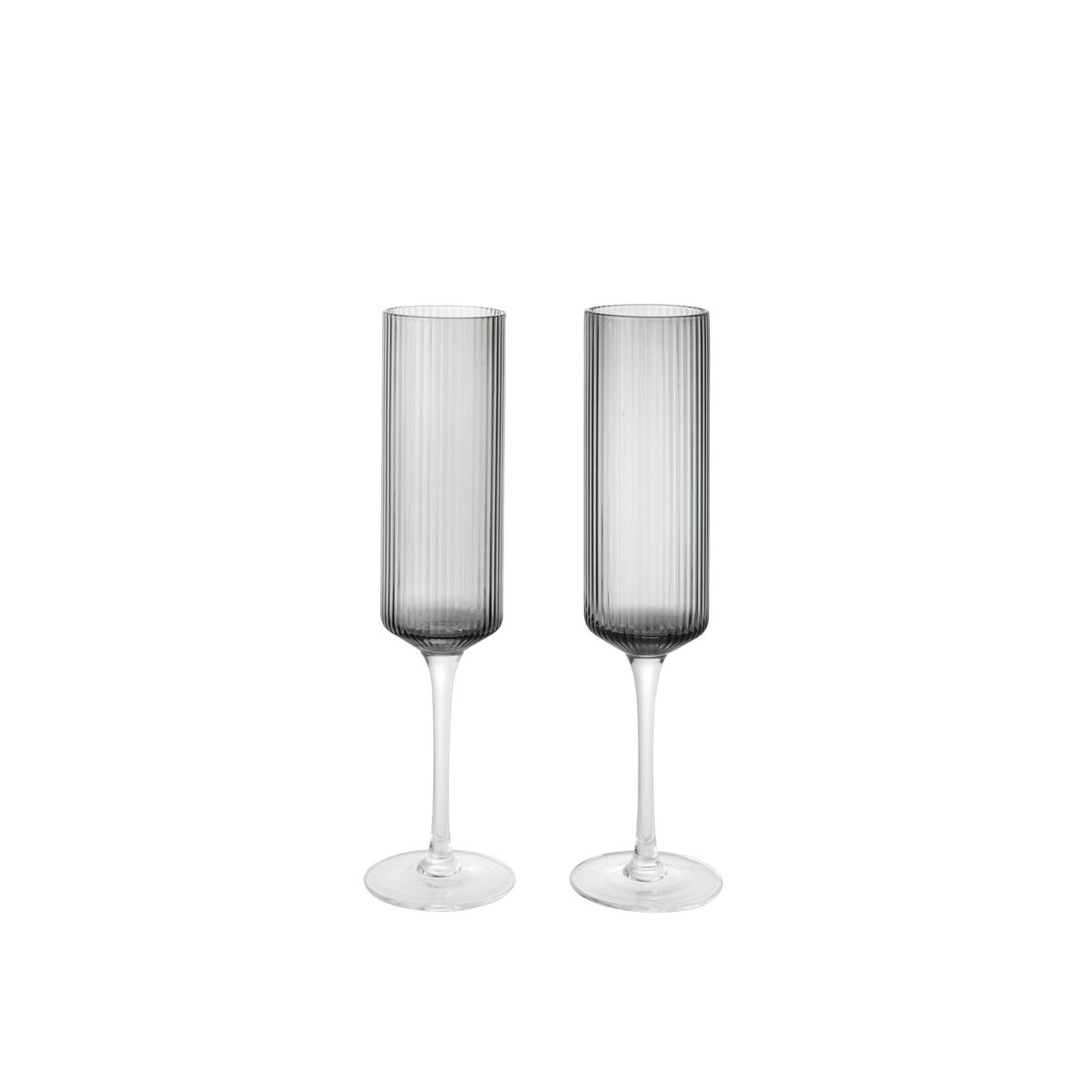Ripple Champagner 15cl 2er-Set Grau