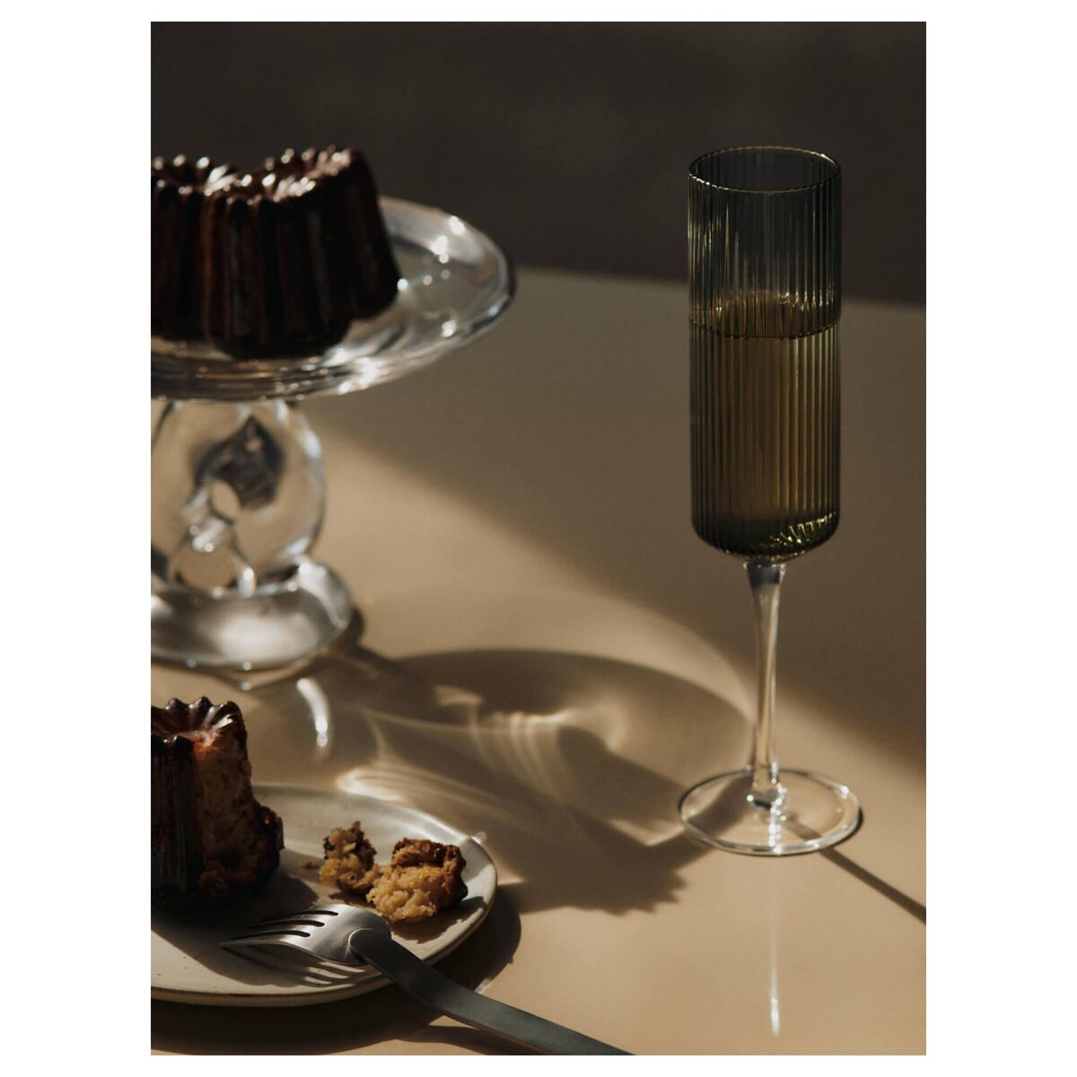 Ripple Champagner 15cl 2er-Set Grau