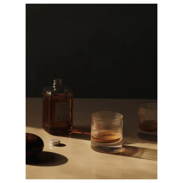 Ripple Tumbler Glass 25cl Set of 2 Clear