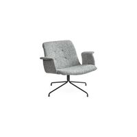 Bent Hansen Primum Poltrona con Braccioli Nero/Fluffy 50