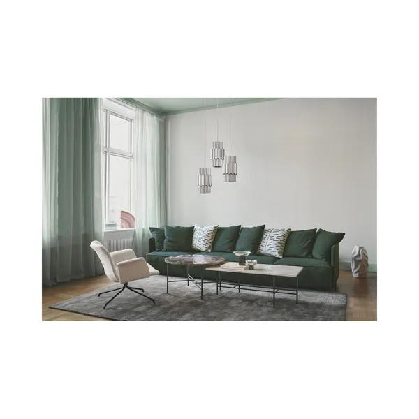 Bent Hansen Primum Poltrona con Braccioli Nero/Hallingdal 65-116