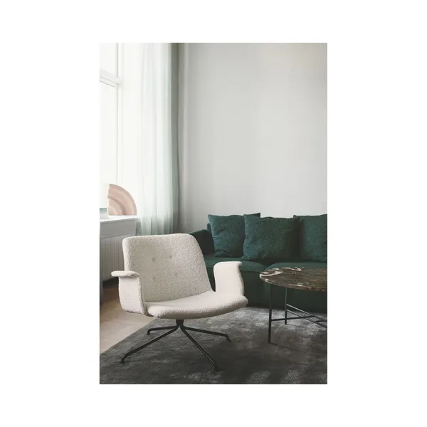 Bent Hansen Primum Sessel mit Armlehnen Edelstahl/Ricco 21
