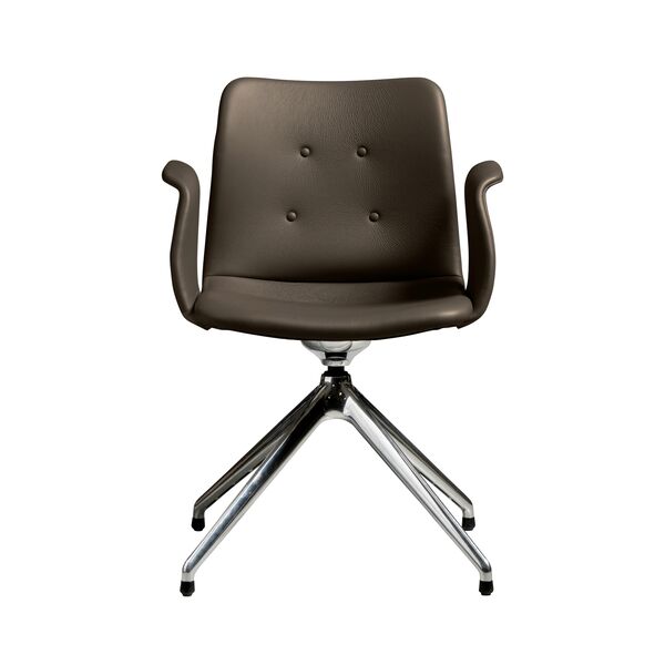 Bent Hansen Primum 4-Star Dining Chair Zenso 3 230/Polished Frame