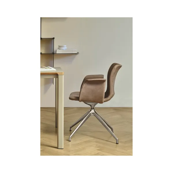 Bent Hansen Primum 4-Star Spisebordsstol Poleret Stål/Zenso 3 228