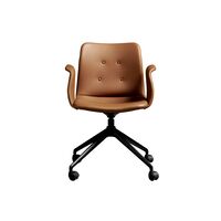 Bent Hansen Primum 4-Star Spisebordsstol Med Hjul Sort/Zenso 3 223