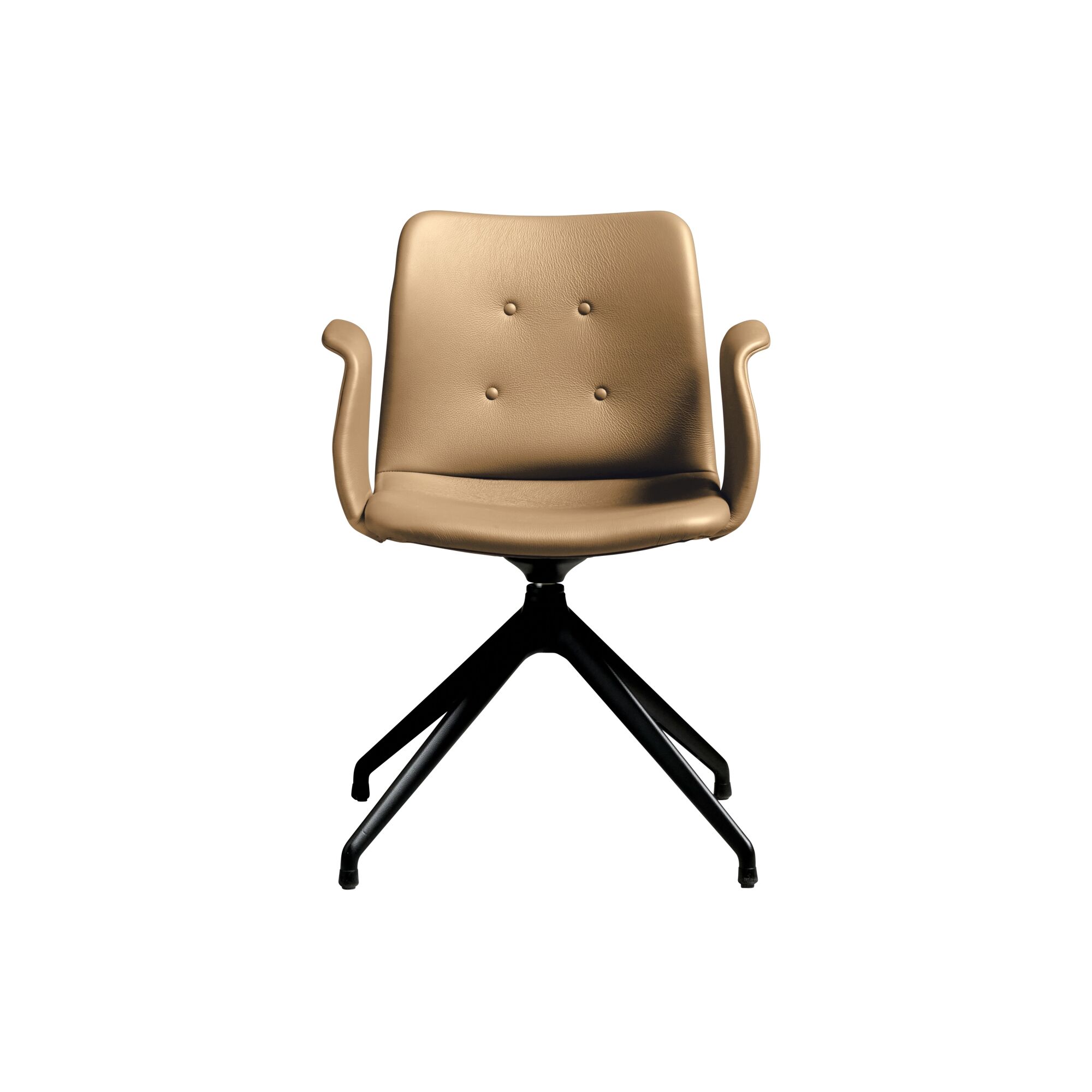 Bent Hansen Primum 4-Star Spisebordsstol Med Swivel Sort/Zenso 3 261