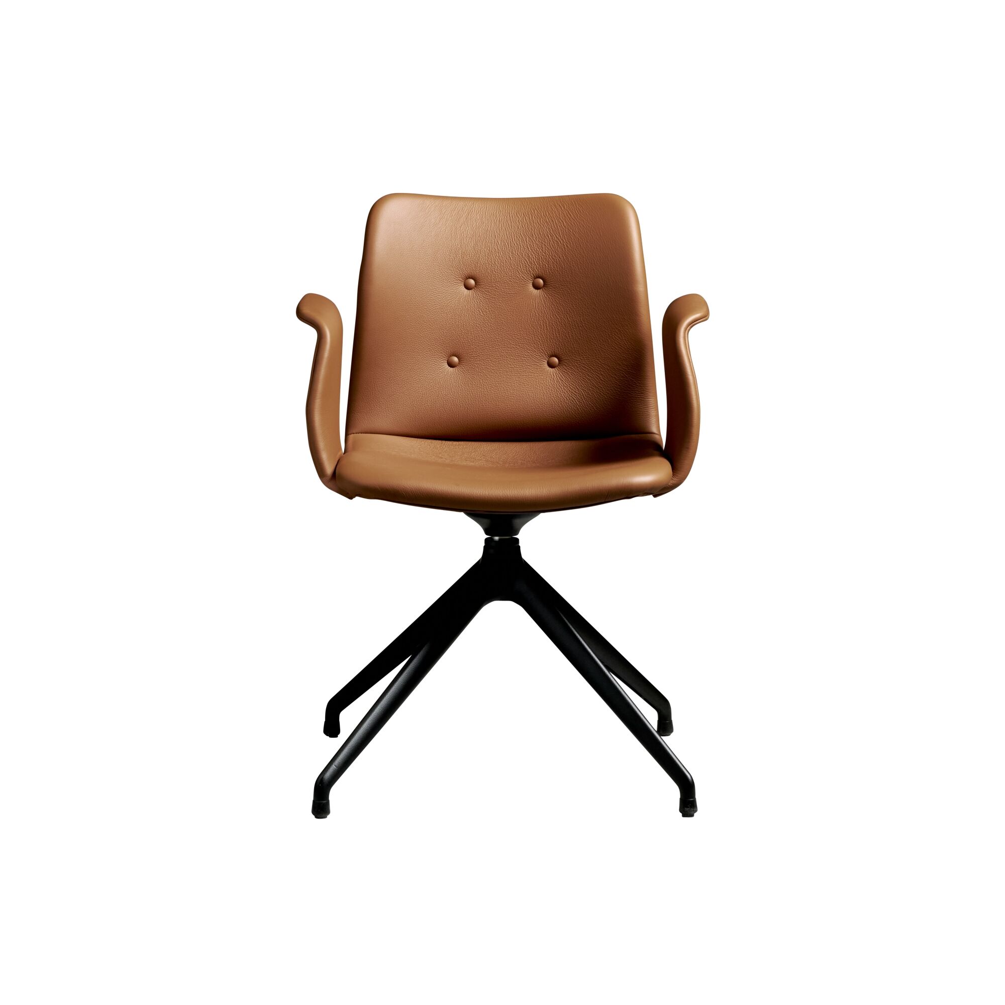 Bent Hansen Primum 4-Star Spisebordsstol Med Swivel Sort/Zenso 3 223