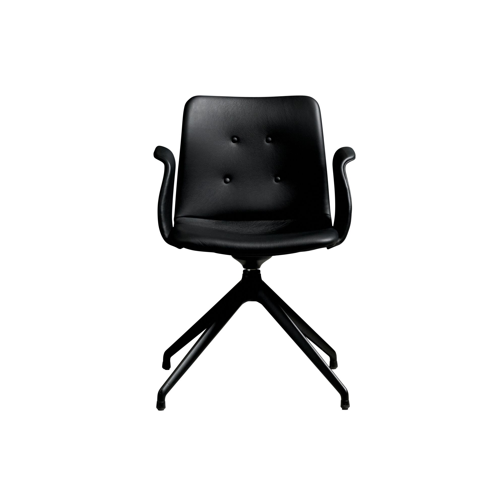Bent Hansen Primum 4-Star Spisebordsstol Med Swivel Sort/Zenso 3 207