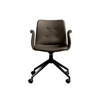 Bent Hansen Primum 4-stjerners Spisestol med Sving og Hjul Sort/ Zenso 3 230