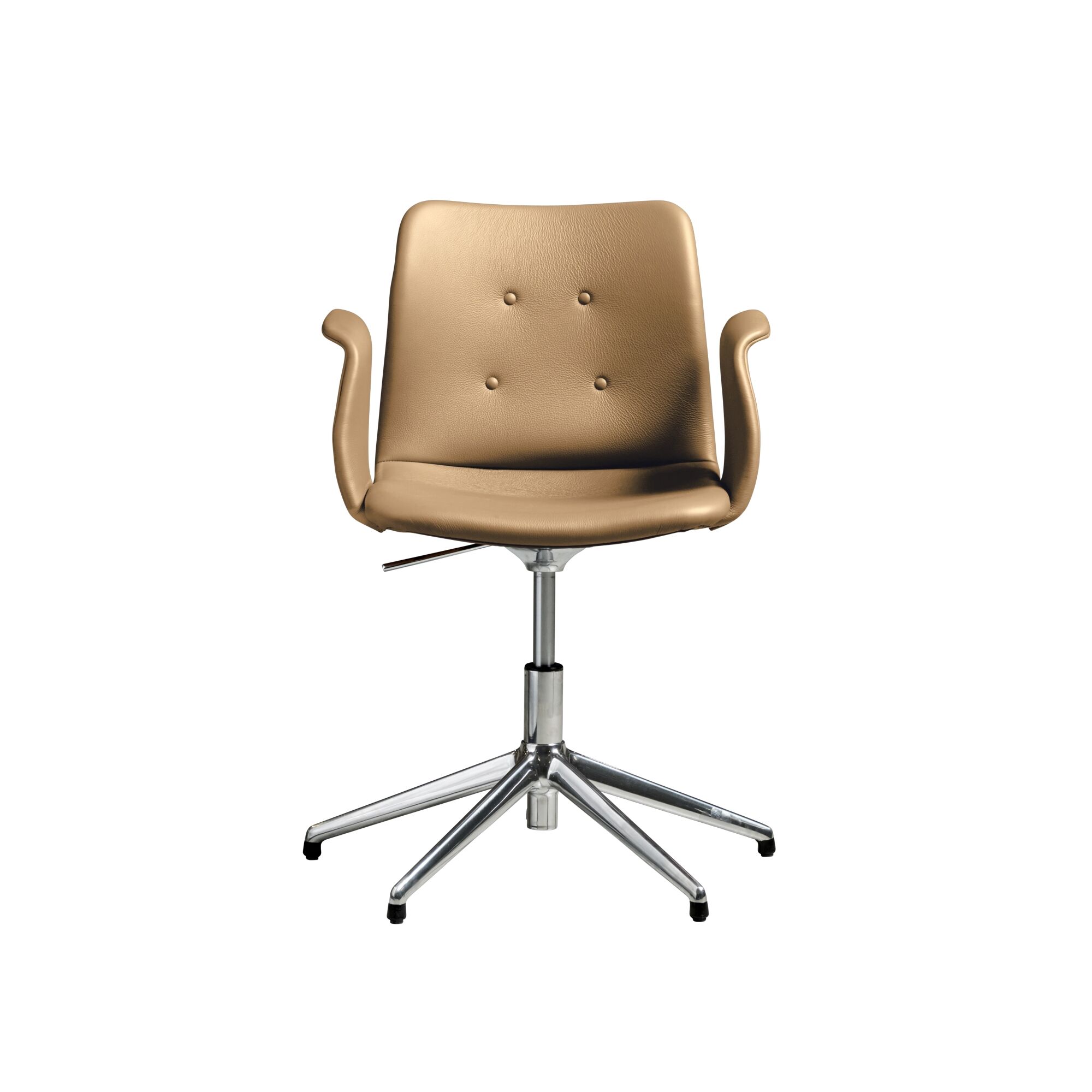 Bent Hansen Primum 5-Star Drejestol Med Swivel Poleret Stl/Zenso 3 261