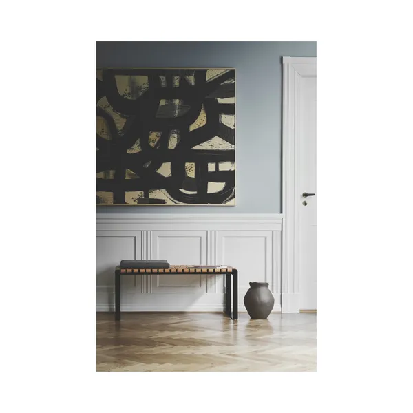 Bent Hansen Plaited Bench Black Nylon