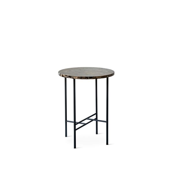 Table Basse Metro 45/55 de Bent Hansen, Marbre Emperador/marron Foncé