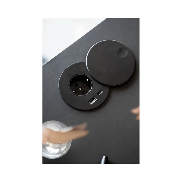 Bent Hansen Hemingway Skrivebord Med USB-stik Sort