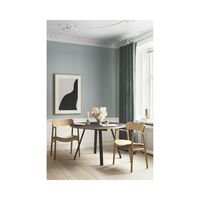 Bent Hansen Primum Esstisch Schwarz Linoleum/Eiche
