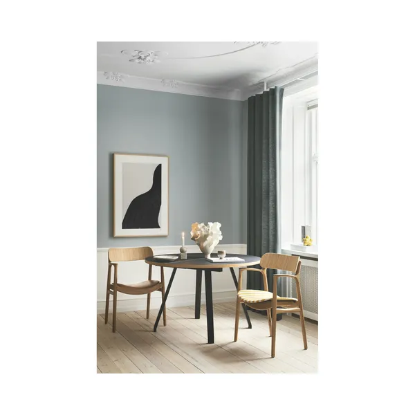 Bent Hansen Primum Spisebord Sort Linoleum/Sort Bøg