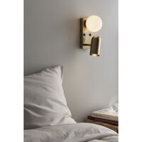 Doppio Wall Lamp Brushed Brass